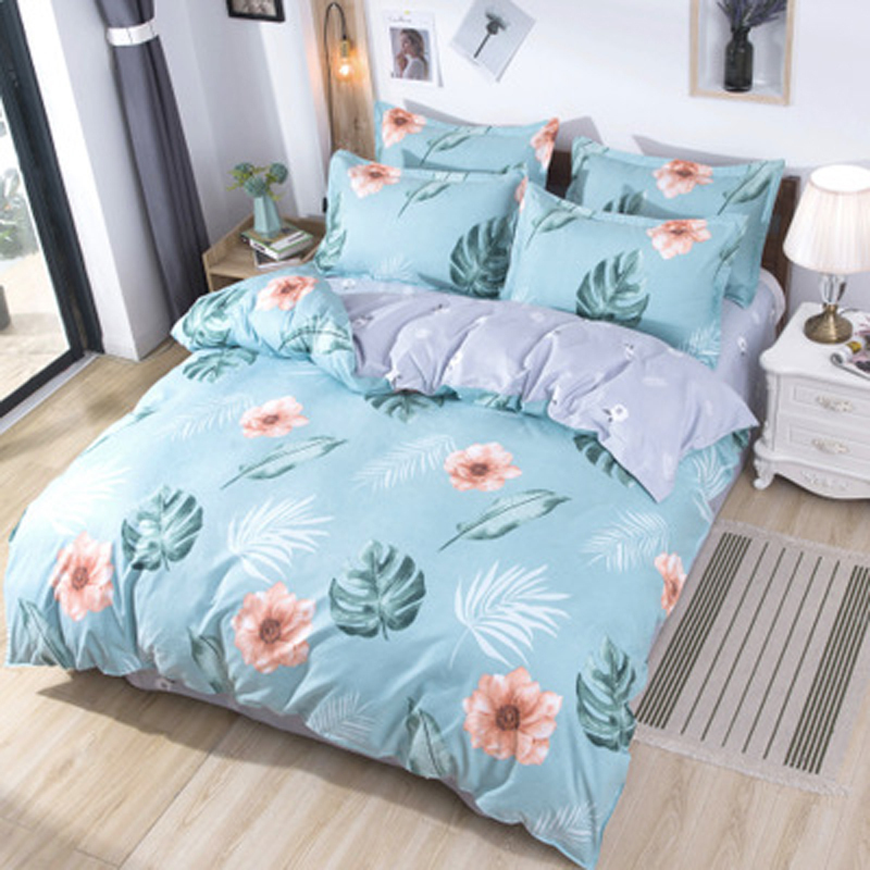 高品质加厚四件套 200*230CM1.8m床简约风床品套装床单式多色A118