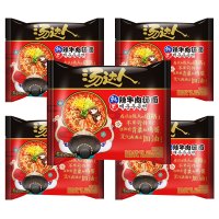 统一 汤达人 韩式辣牛肉汤面 125克*5包 5合一 南京大区有效期至2020.4.7 适当购买