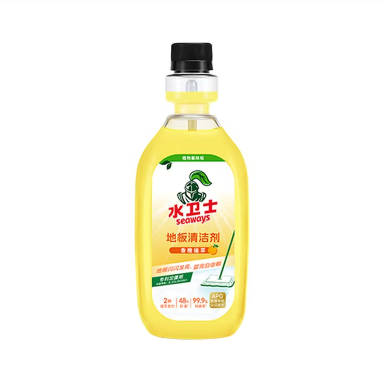 水卫仕(SHUIWEISHI)地板清洁剂(香橙植萃)500ml/瓶