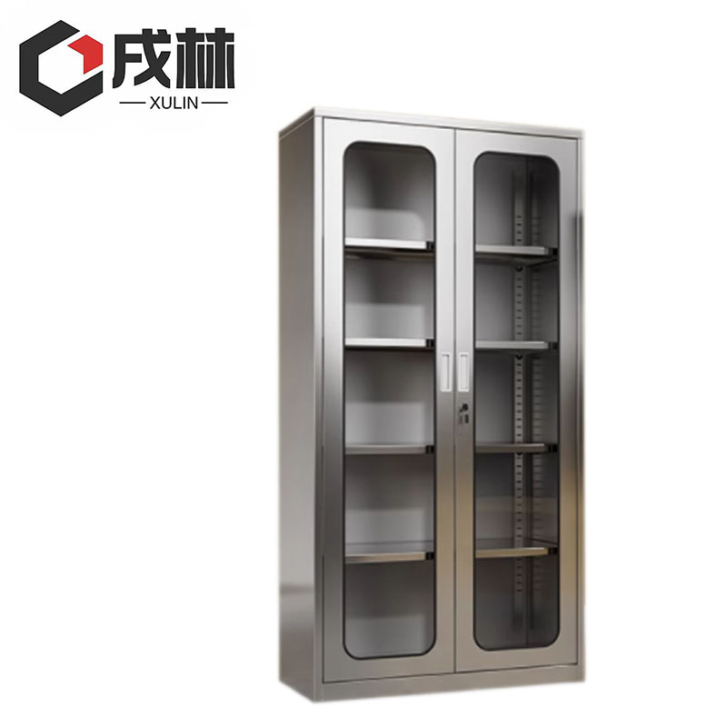 戌林 不锈钢文件柜 通玻/台高清大图
