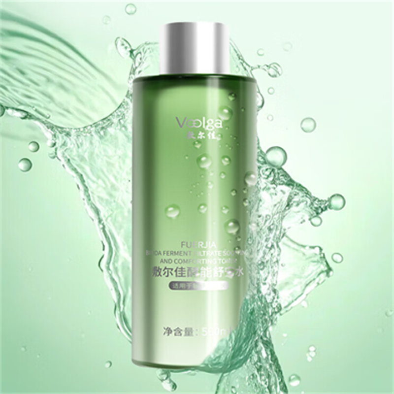 敷尔佳舒安水礼盒套组(水500ml+2份湿敷棉)高清大图