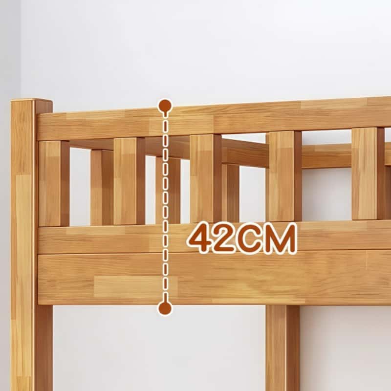 鑫木樽双层床+床垫202*150*172cm套高清大图