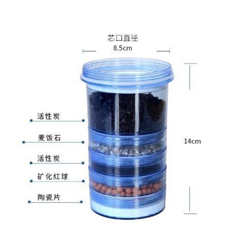 净水桶滤芯过滤桶滤芯自来水家用直饮滤芯净通用型净水器净化器 五成可拆洗滤芯(买三送一)