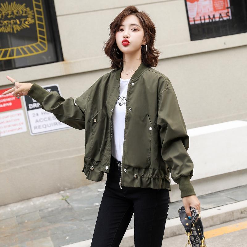 入秋外套女棒球服韩版百搭休闲新款初秋季小个子短款夹克衫ins潮