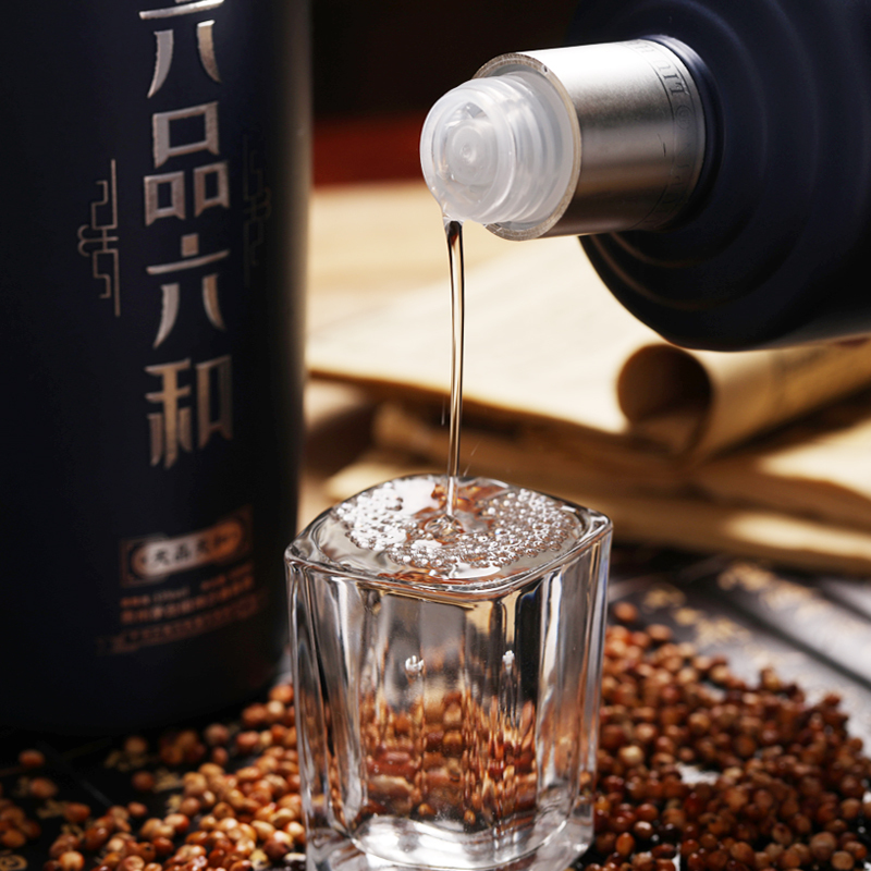 中国贵州 六品六和 酱香型白酒 53度 500ml 单瓶装 天和
