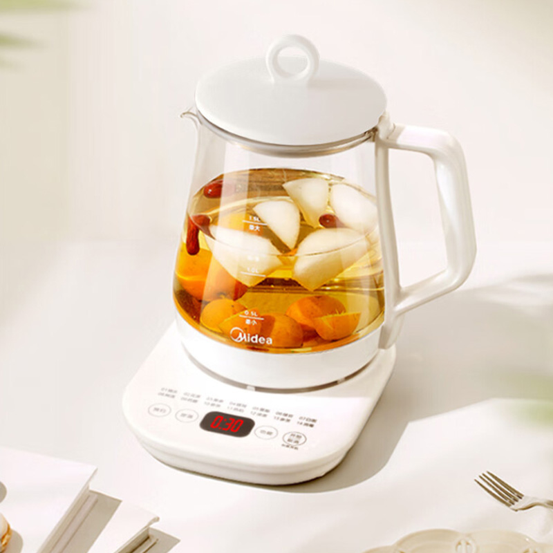 美的养生壶1.5L大容量全自动煮茶壶MK-Y12Q高清大图