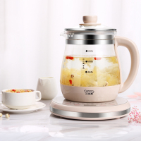 小浣熊养生壶HM-H1 加厚玻璃多功能煮茶器家用全自动煮水果1.6L大容量玻璃电水壶家用办公室