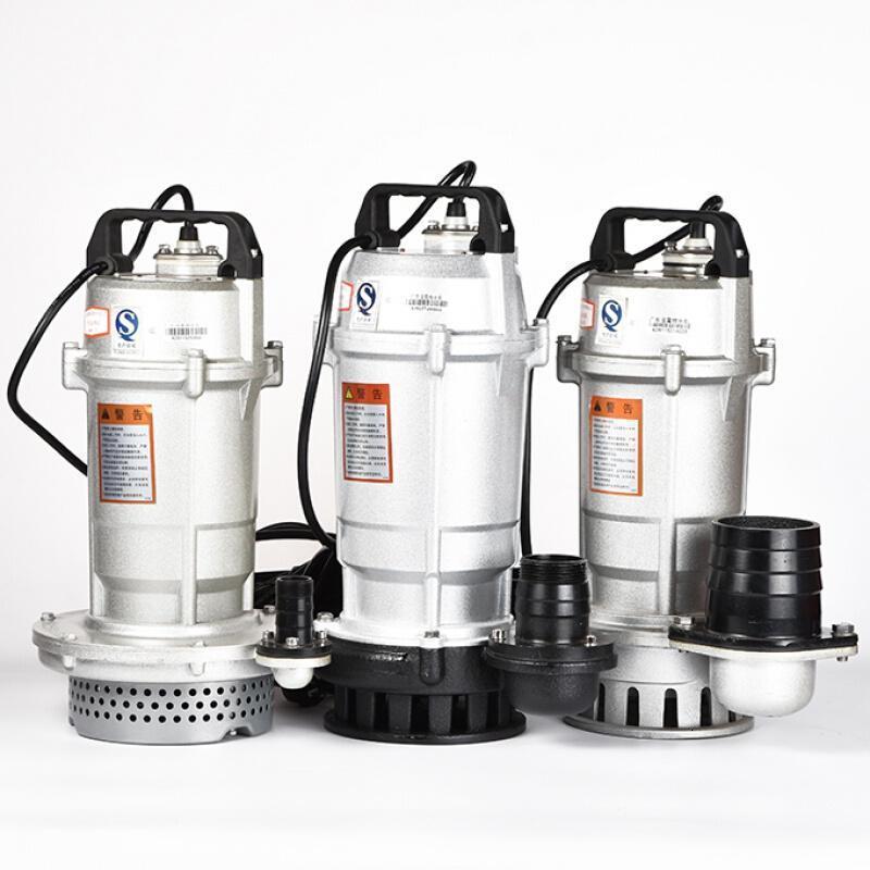 BONJEAN清水潜水泵220V家用抽水泵农用浇花淋菜灌溉喷淋排水泵 750W10米/15吨流量220V2.5寸高清大图