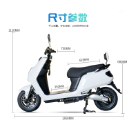 风感觉大疆电动摩托车60V72V踏板长跑王外卖自行电瓶车双人大型电摩
