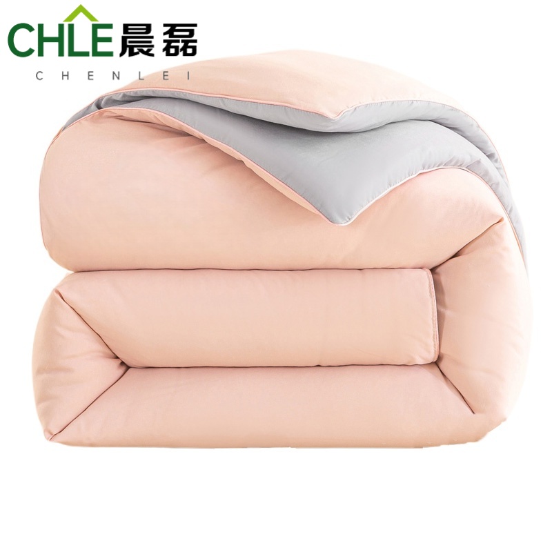 晨磊拼色棉花被180*220cm/床高清大图