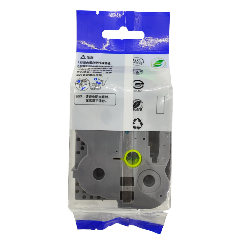 驰洛科 PL-761,36mmX8m,绿底黑字 标签色带(计价单位:个)绿色高清大图