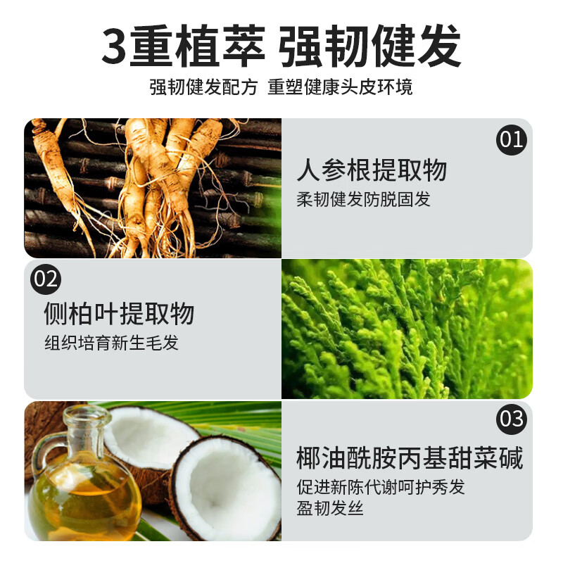 修正 滋养防脱固发洗发水 防脱育发液生姜养发固发防掉强根 300ml高清大图