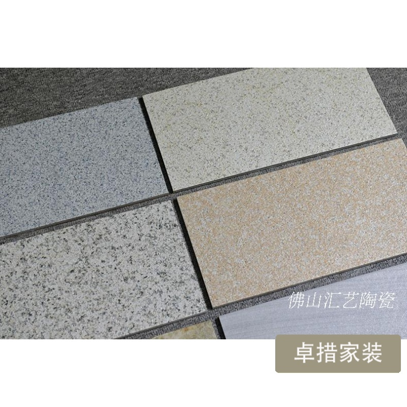 外墙砖200X400别墅文化砖麻面室外墙砖仿古砖背景风纱纹浅色瓷砖壹德壹
