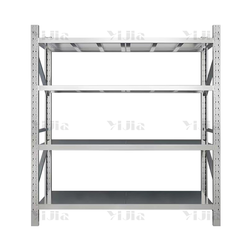 翌嘉 不锈钢货架201材质四层仓储货架 200*50*200cm/300kg主架