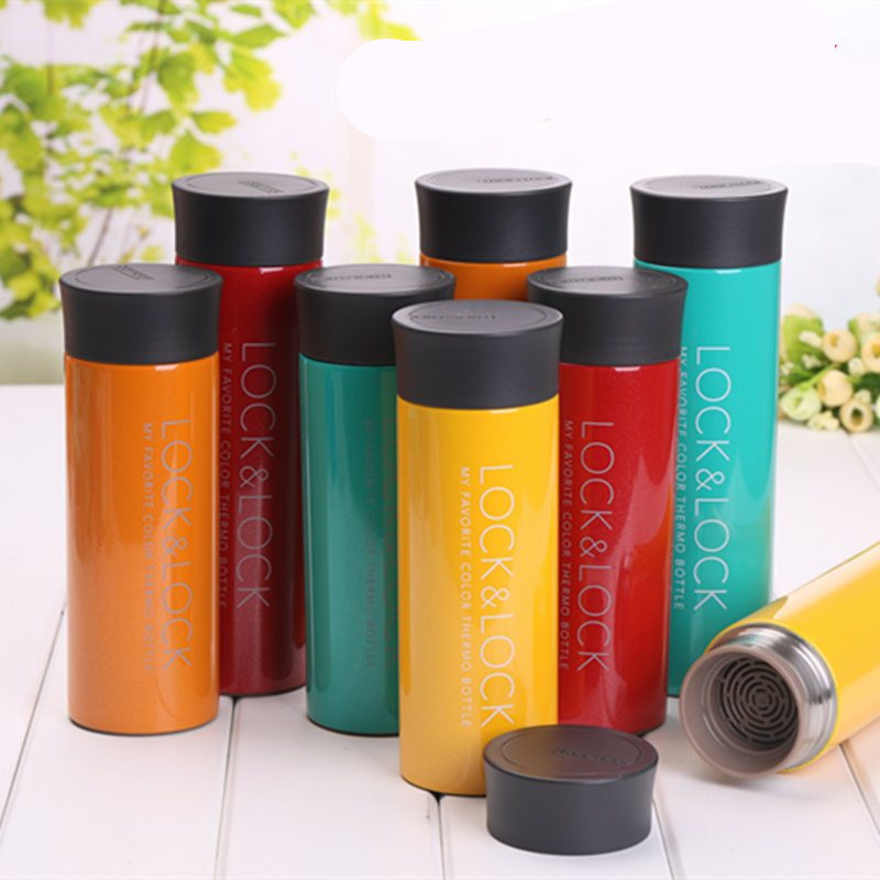 乐扣乐扣 LHC4017 多姿马克保温杯 不锈钢 400ml(一个装)可定制