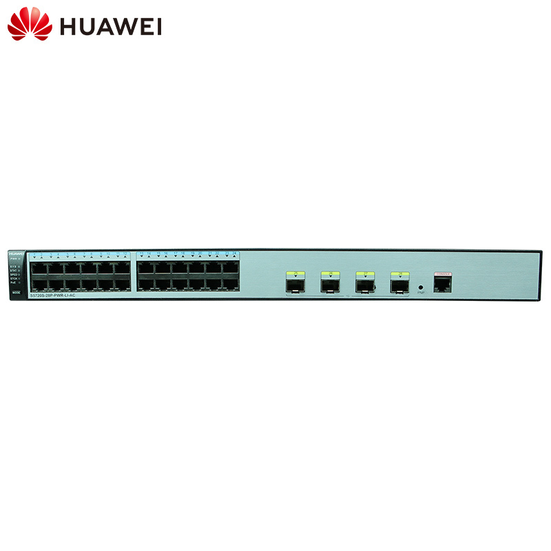 华为(HUAWEI)三层全千兆POE供电交换机 S5720S-28P-PWR-LI-AC 24口