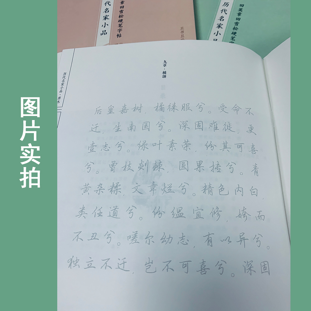 [醉染正版]历代名家小品 小窗幽记 田英章田雪松硬笔字帖成人行楷练字帖成人学生散文字帖唯美读写高清大图