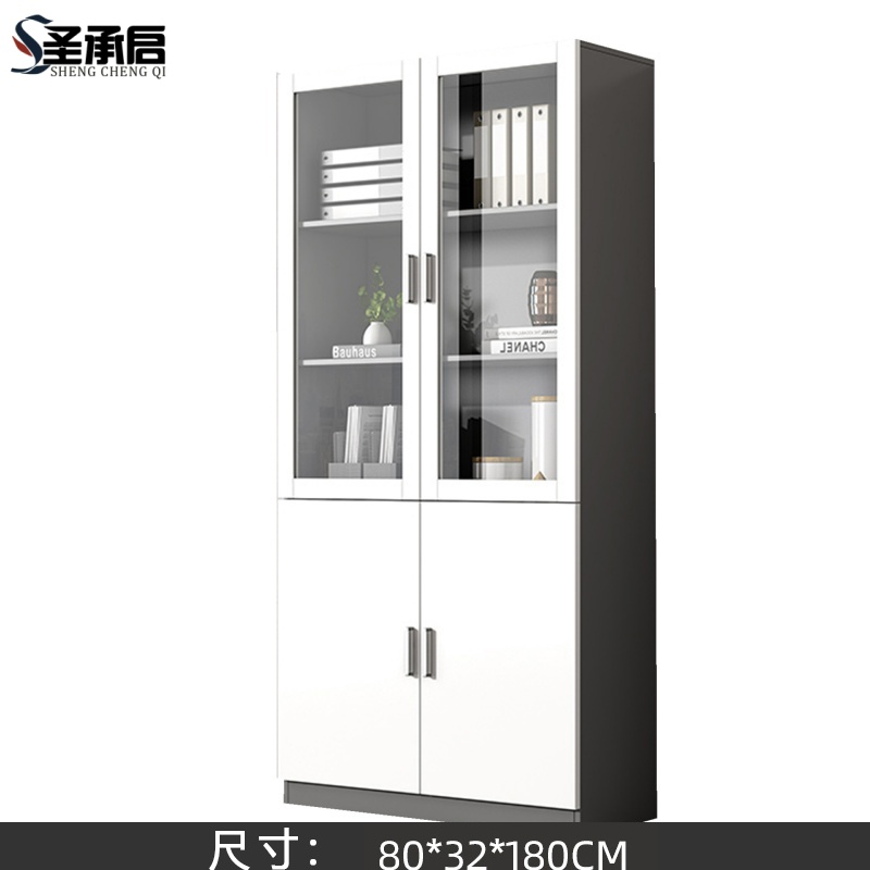 圣承启 木质书柜 大器台高清大图