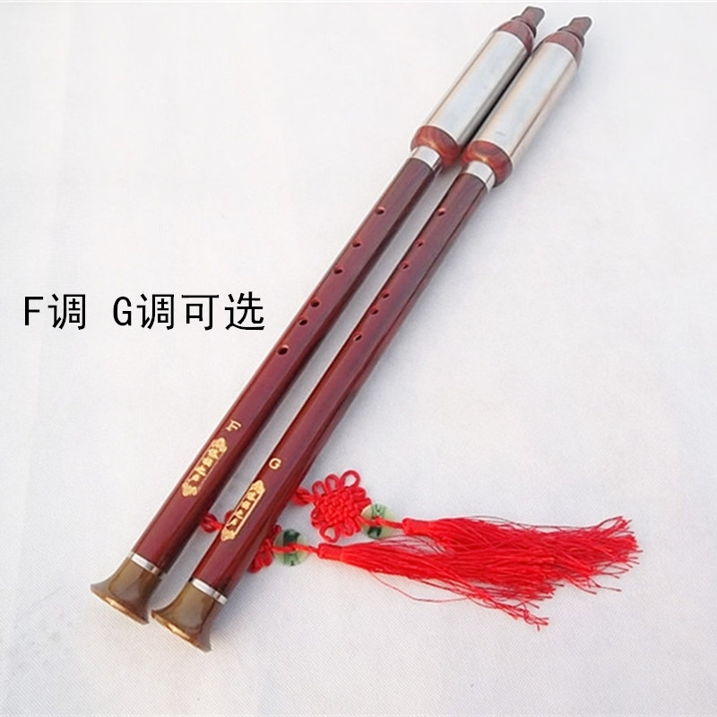 炎黄初学乐器专卖竖吹仿红木巴乌初学可拆卸树脂胶木巴乌G调F调 G调巴乌+礼品