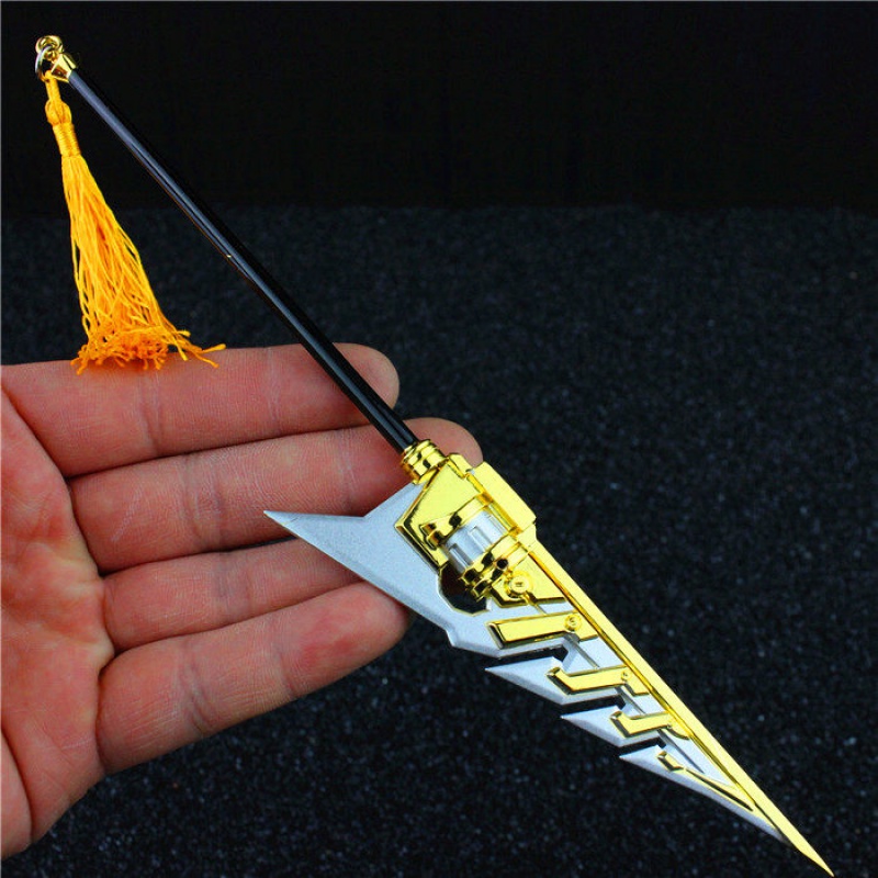 王者兵器荣耀手游周边韩信街头霸王李白长曹合金模型武器玩具 22cm韩