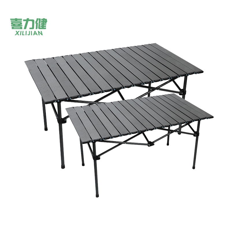 喜力健 户外便携折叠桌椅 黑色CZ95*57*50CM 个高清大图