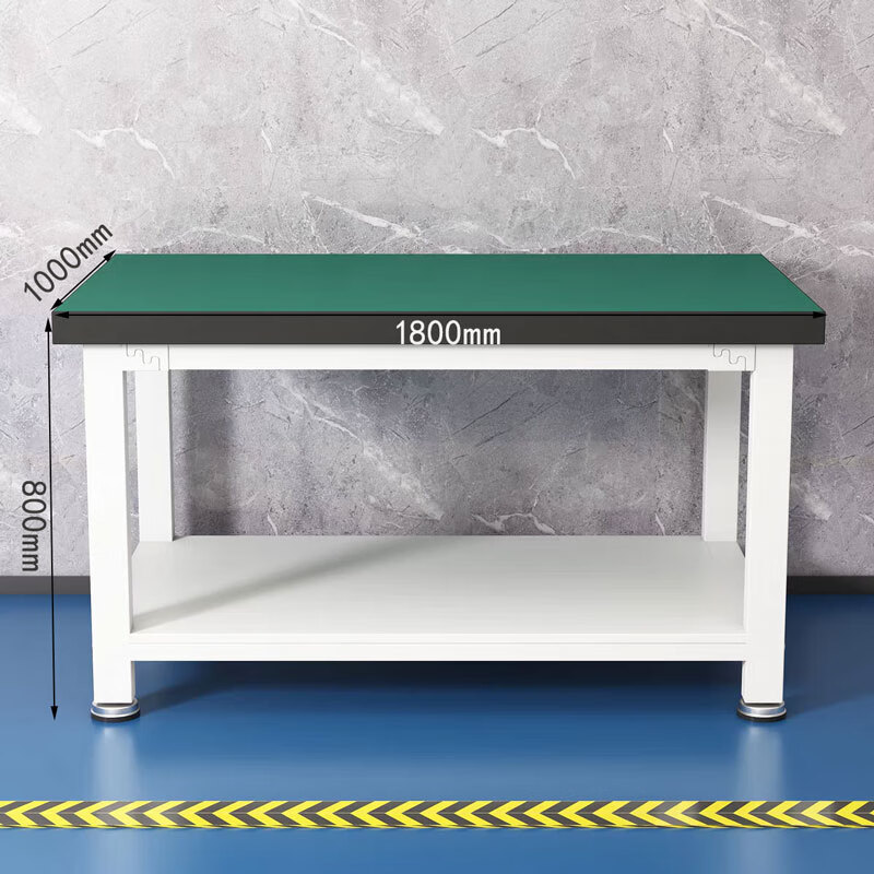 锦北重型防静电工作台双层检验台流水线操作台工厂钳工台180*100*80高清大图