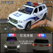 合金警察车儿童玩具警车仿真公安110特警奔驰GLS580金属汽车模型