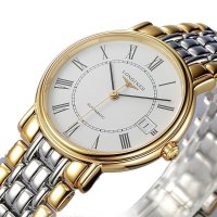 浪琴(Longines)瑞士手表 瑰丽系列 商务 时尚 自动机械男表 休闲 正装钢带 男士手表L4.821.2.11.7