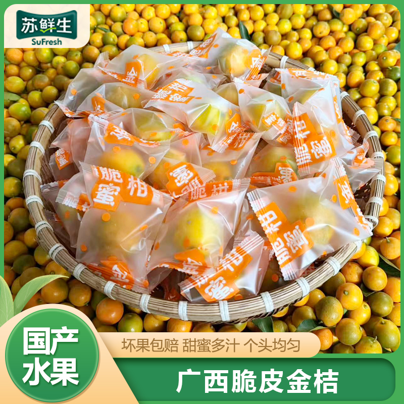 独立包装【苏鲜生】广西小金桔 5斤 中果 约45个/斤 新鲜水果脆甜滑皮冰糖金桔应当季水果