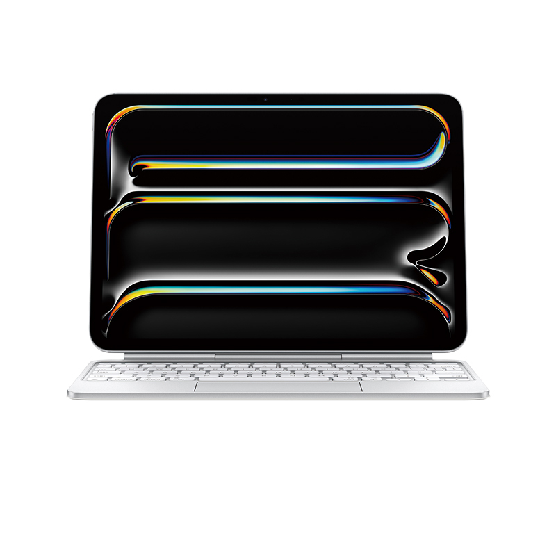 Apple 妙控键盘-适用于 11 英寸 iPad Pro (M4)-中文(拼音)-白色