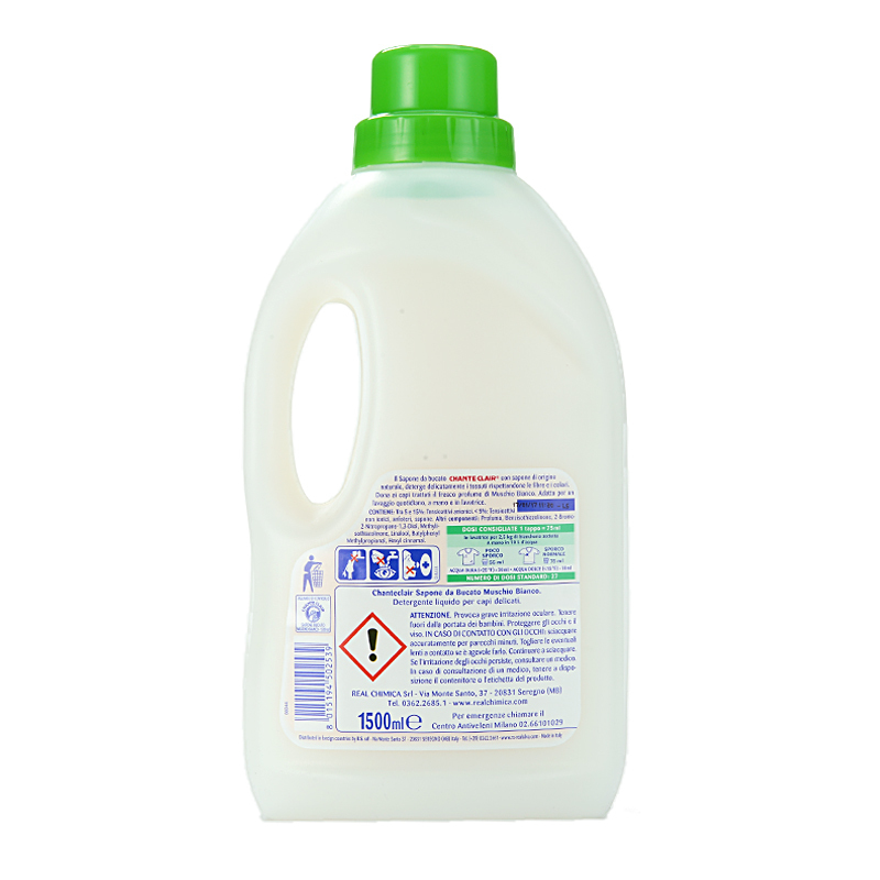 CHANTECLAIR 大公鸡管家 马赛洗衣液(白苔香) (意大利进口) 1500ml