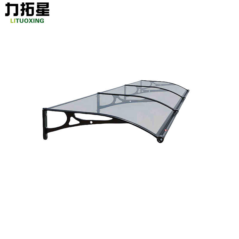 力拓星 遮阳雨棚 铝合金雨棚 120*300*36cm 个高清大图