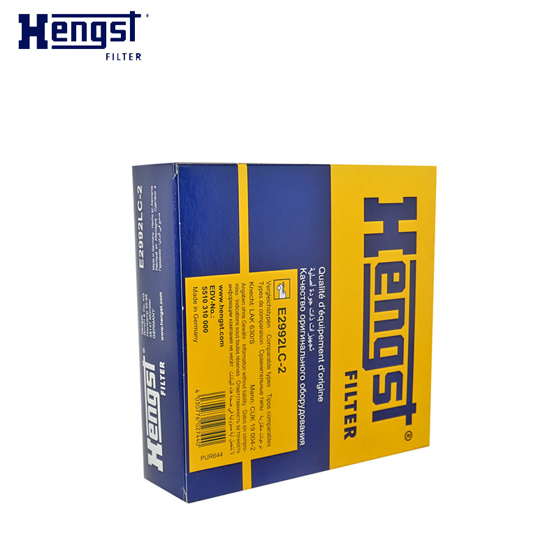 汉格斯特(hengst)空调滤清器带碳.外置E2992LC-2适用于新宝马X3/F25/X4/F26外置空调滤清器