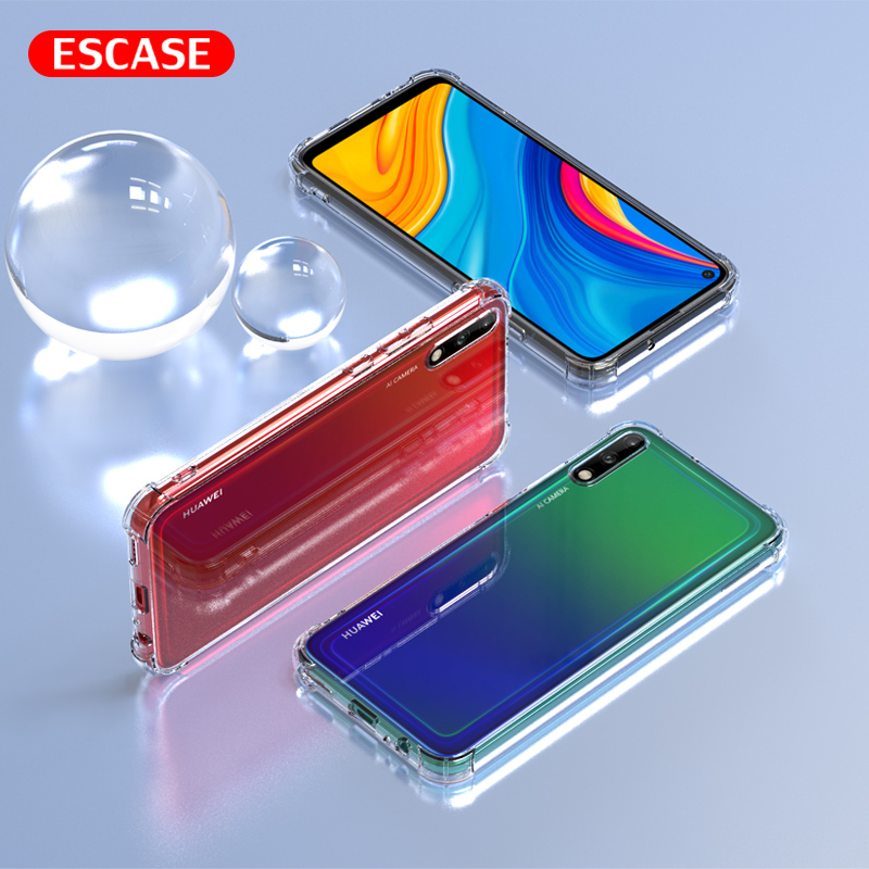 ESCASE 华为畅享10手机壳畅享10保护套全包气囊防摔男女通用ES-iP9系列 升级版透白