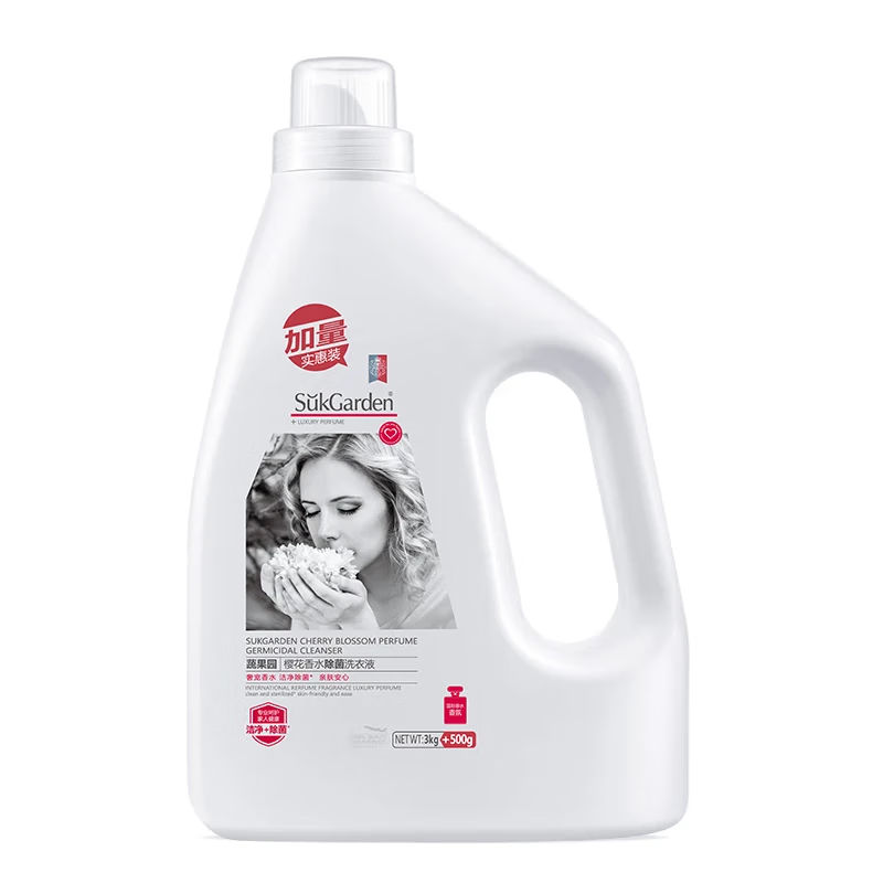 SukGarden蔬果园樱花香水除菌洗衣液3.5kg