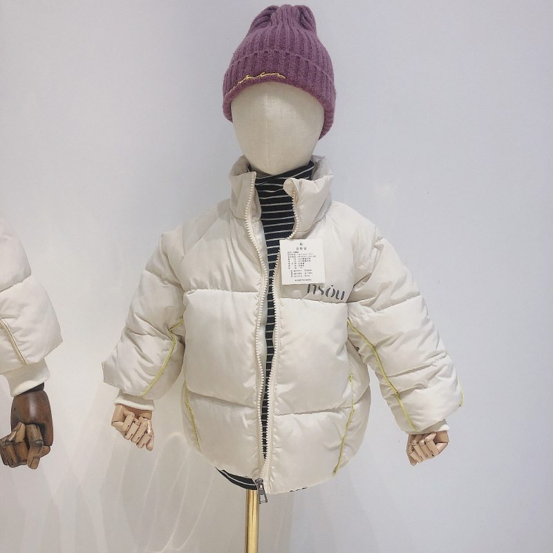 秋冬新款中小童羽绒棉服女童韩版面包服棉袄外套上衣