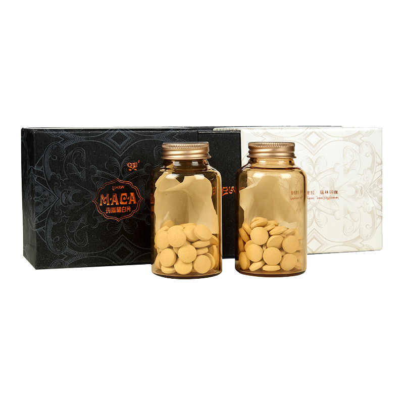 瑞林 云南黑玛卡精片 香格里拉玛卡片 黑白片套装礼盒装 60g/盒
