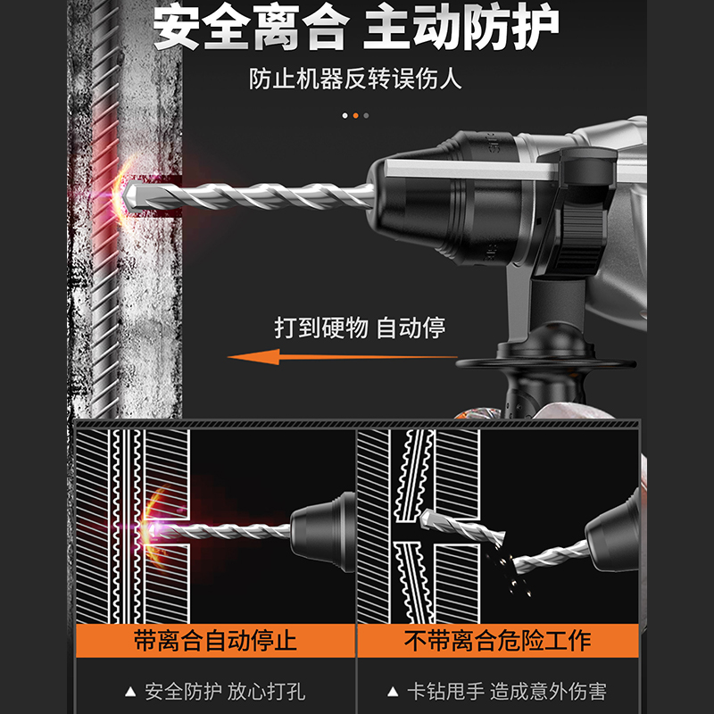 玄峻 XJ-DG03 电锤 (计价单位:套) 橙色高清大图