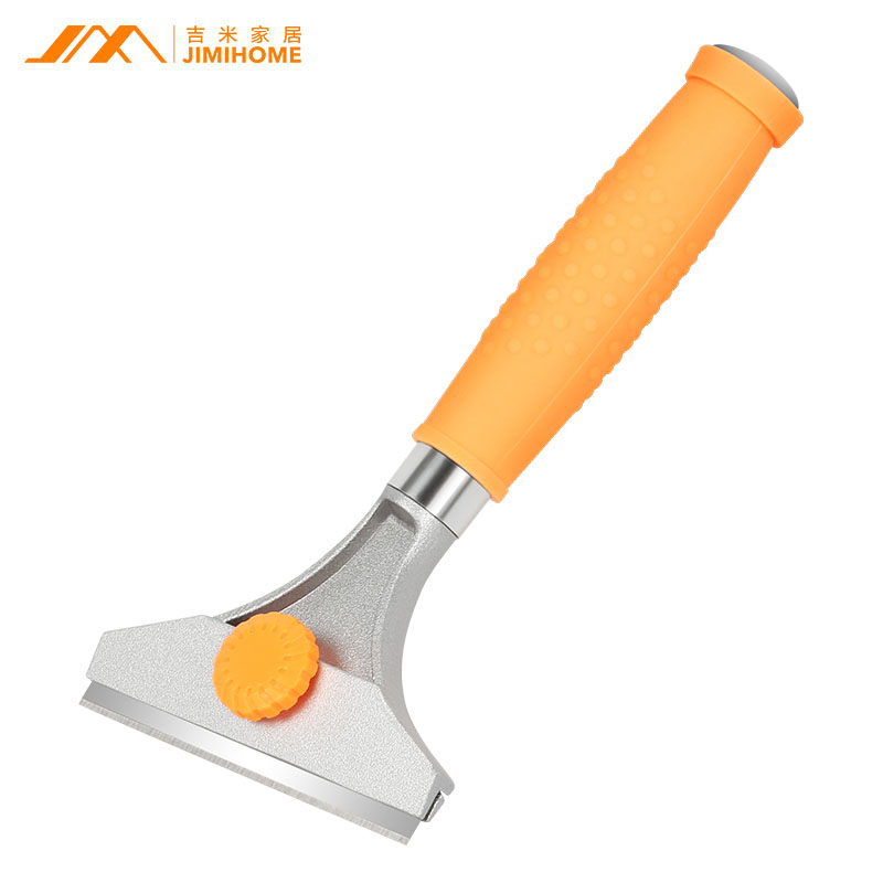 吉米家居 JM-G28001 家用清洁刮污铲刀 装修工具 铲墙皮地板瓷砖玻璃除胶保洁 轻型长200mm 送刀片5片