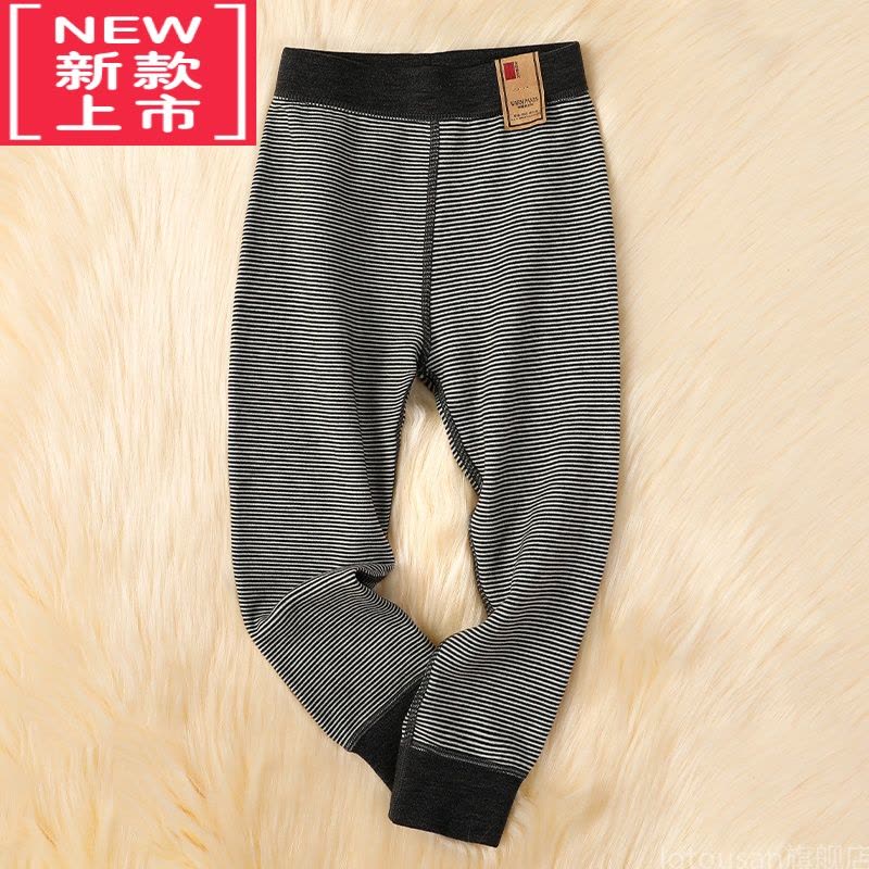 可莉允儿童保暖裤德绒秋冬男童秋裤加绒宝宝棉裤内穿加厚女童打底裤绒裤图片