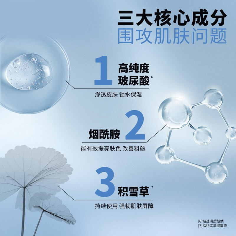 欧莱雅男士S.O.S玻尿酸面膜男士专用补水保湿修护烟酰胺提亮肤色