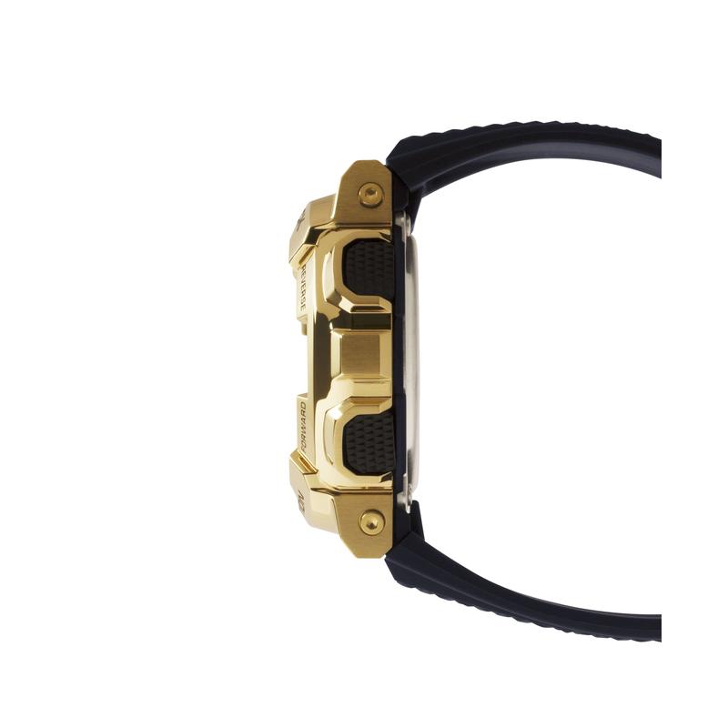 卡西欧(CASIO)男士石英表防水耐用多功能运动手表黑金配色潮流腕表高清大图