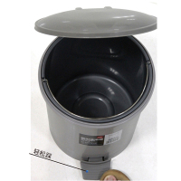 得力(deli)959 圆形清洁桶 家用脚踏式 直径26cm