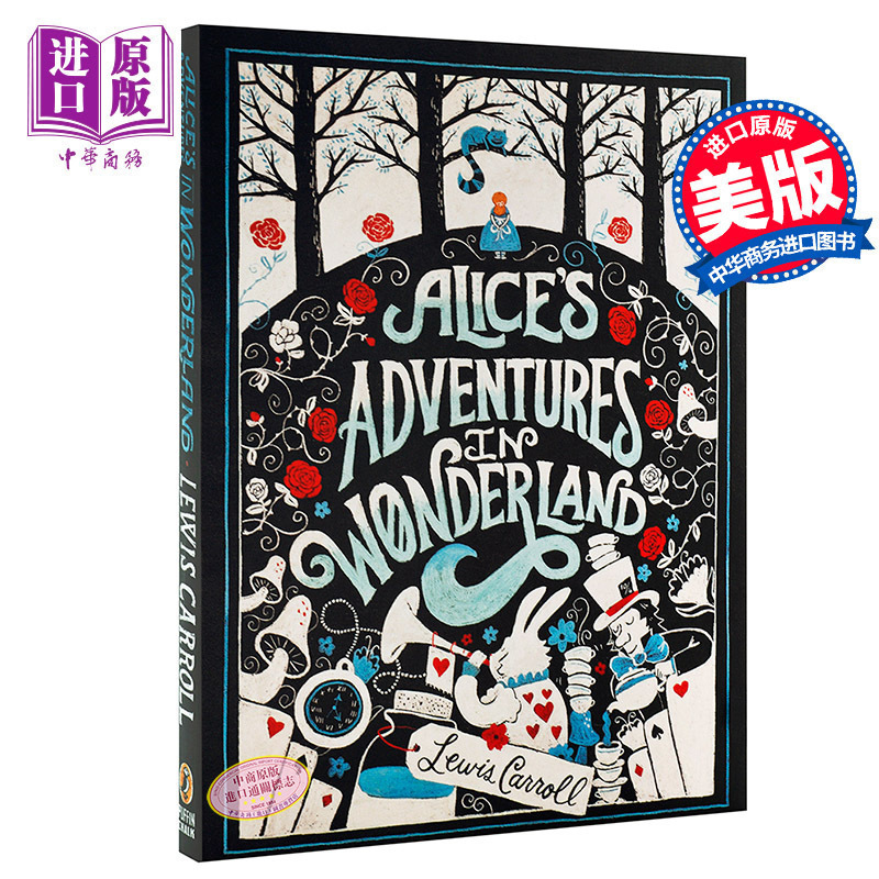 [正版] 爱丽丝梦游仙境 英文原版 Alice’s Adventures in Wonderland 经典儿童文学高清大图