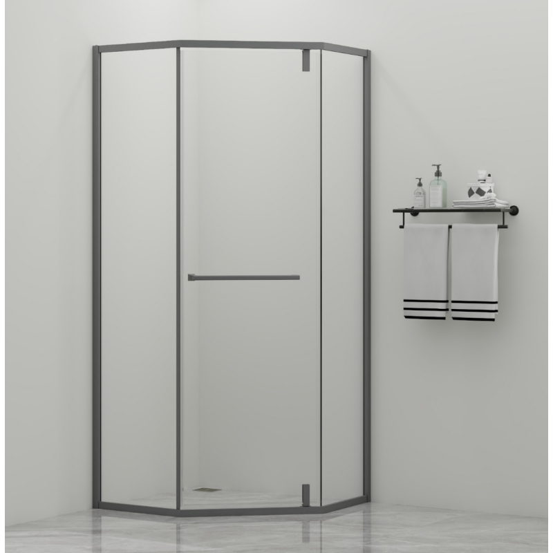 惠达huida枪灰色钻石型简易淋浴房jl602含石基不含安装