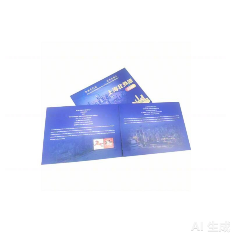 赭辰上海北外滩纪念邮折高清大图