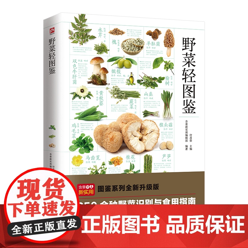 野菜轻图鉴 250余种野菜识别与食用指南 分类 名称 特征识别 生活习性 繁殖方式 科普常见野菜识别知识 享受采摘野菜高清大图
