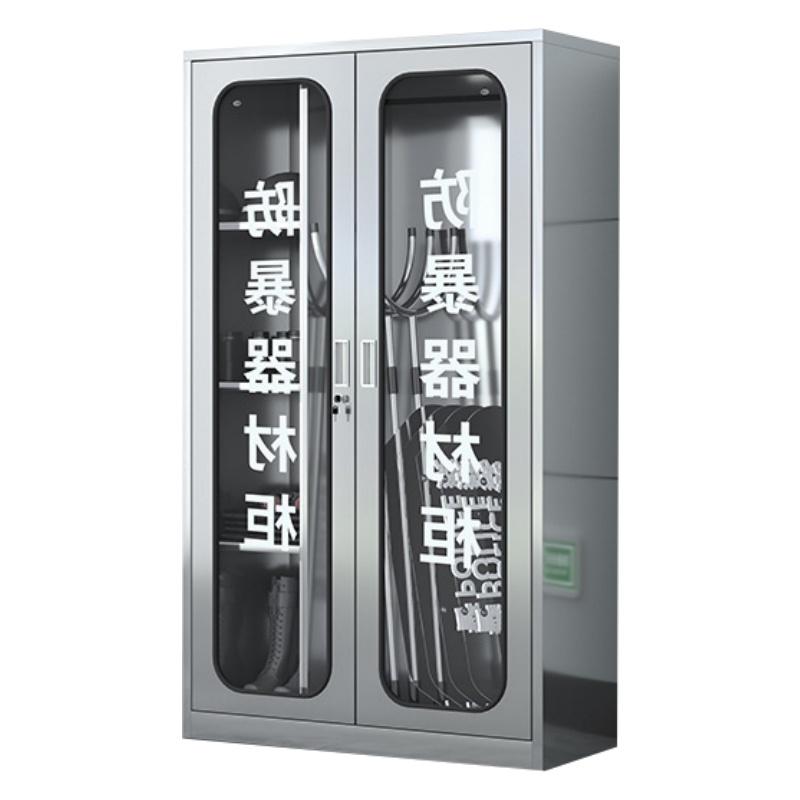 凌迪星防暴器材柜90*40*160cm台高清大图