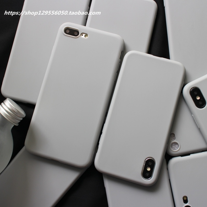 ins冷淡风灰色华为荣耀note10手机壳畅玩6x保护套5x防摔5a硅胶7c7a