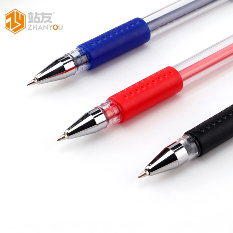 站友 中性笔办公签字笔0.5mm学生水性笔（24支装）高清大图